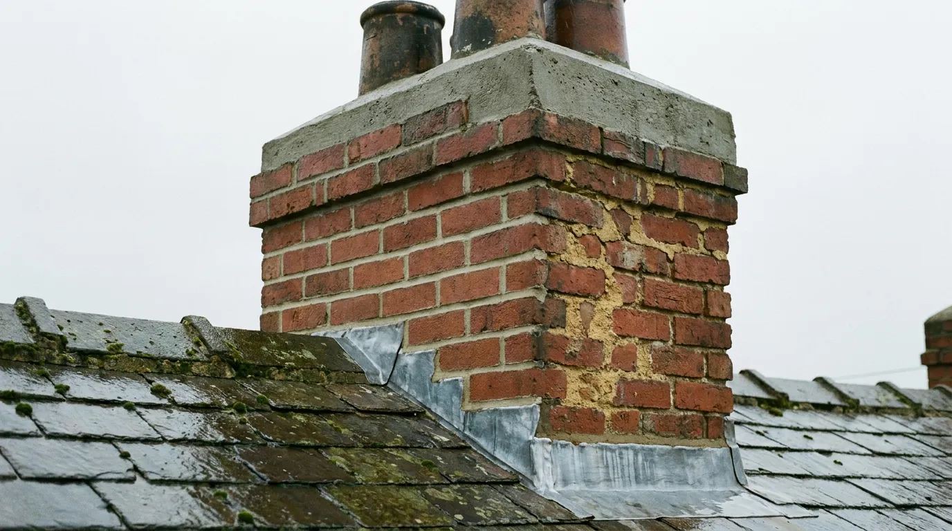 chimney work & repointing on a typical Yorkshire house