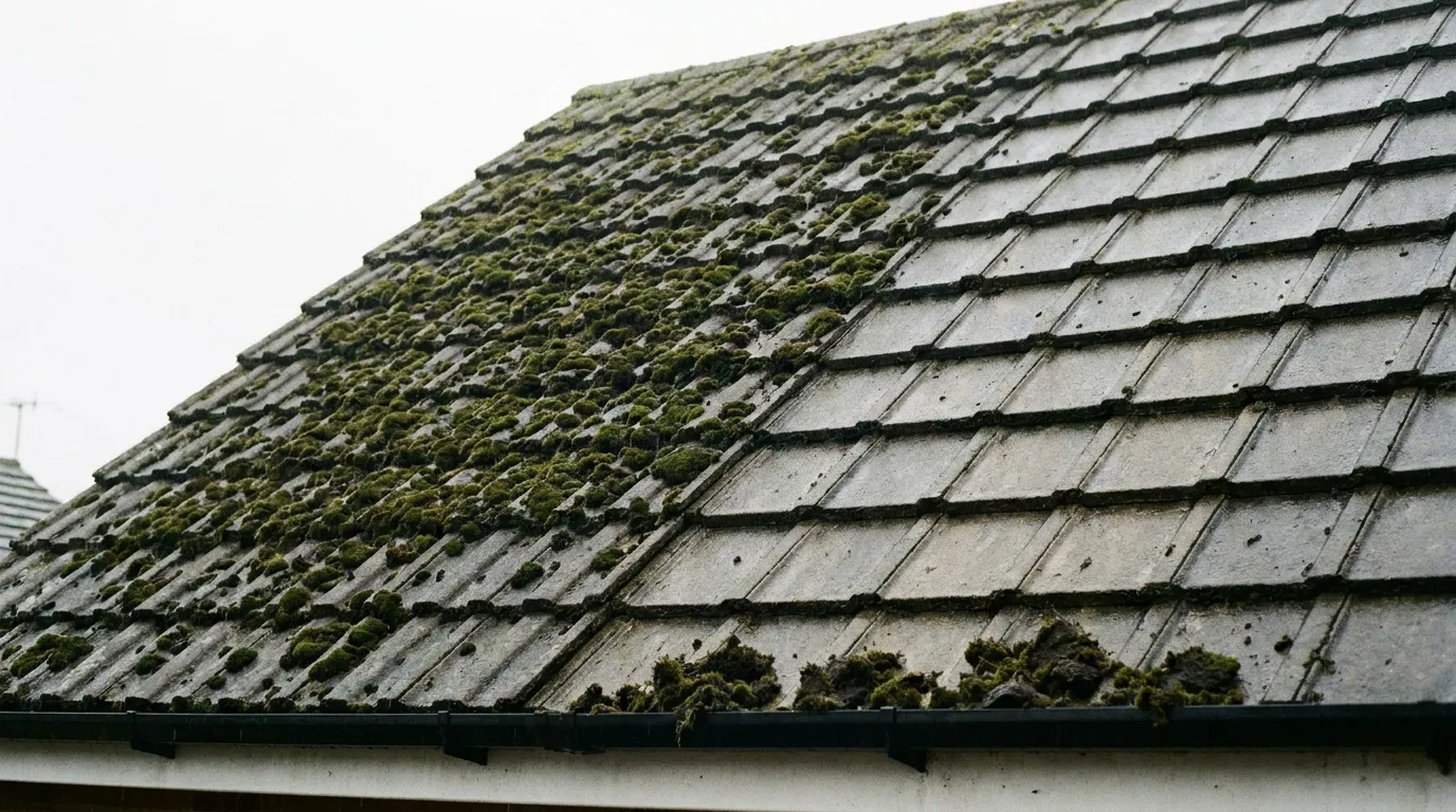 roof cleaning & moss removal